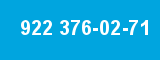 922 376-02-71